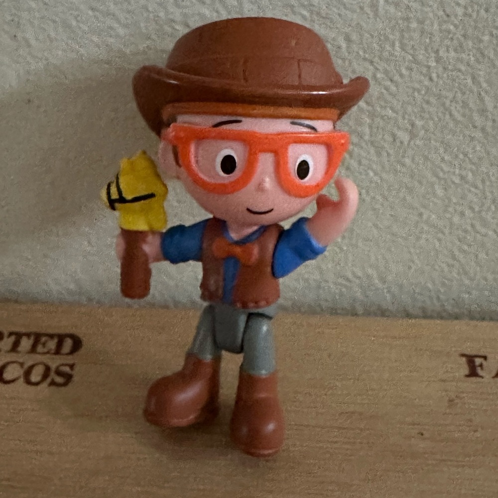 Blippi COWBOY 3" jazware 2019 blue shirt HORSE replacement